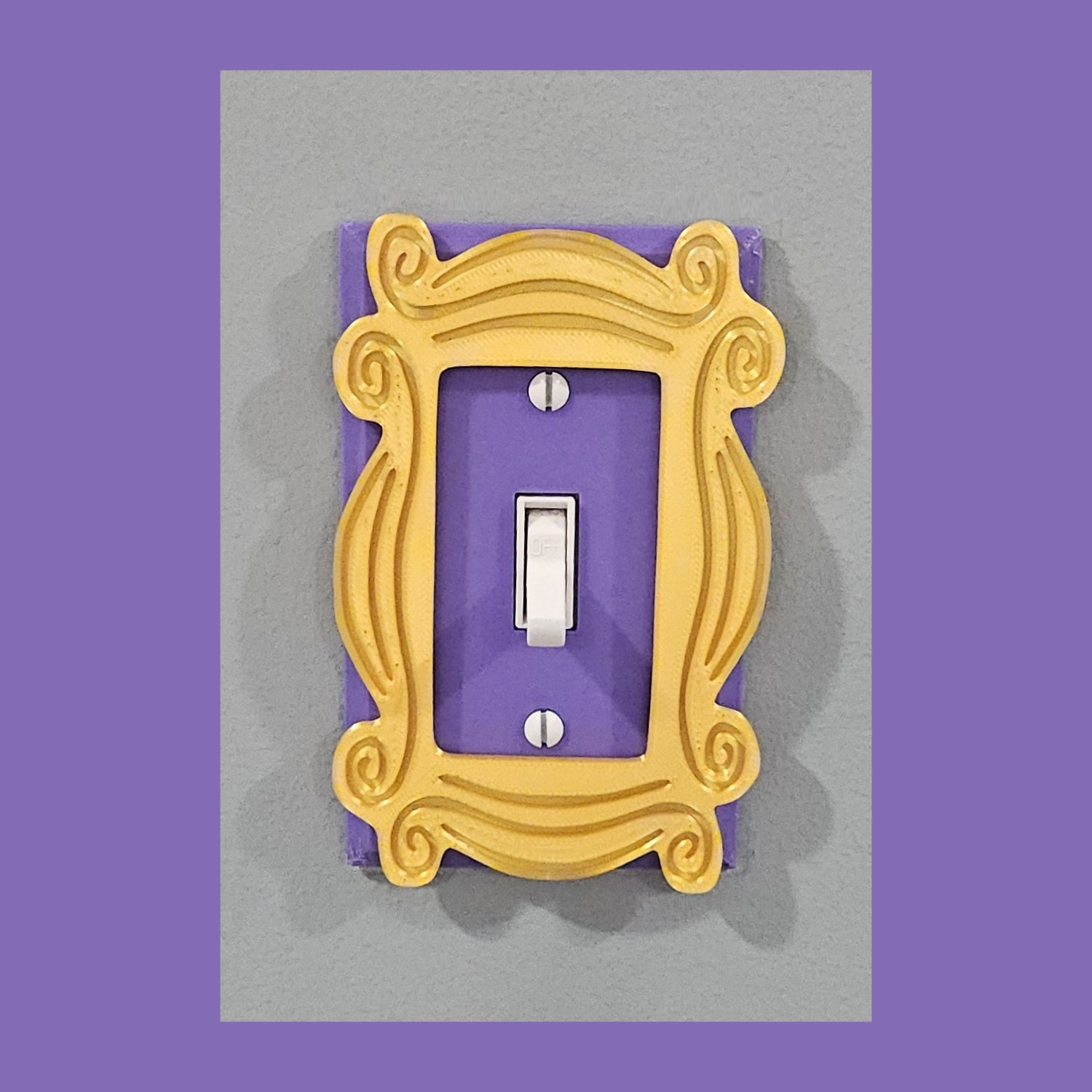 Miniatura 1 do modelo 3D Friends Light Switch Cover Plate