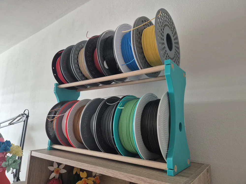 Filament Spool Shelf / Regal / Rack - Free 3D Print Model - MakerWorld