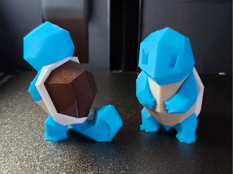 Low-Poly Squirtle Multi Colour