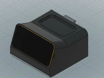 Horizontal Base for iPhone 16 Pro.