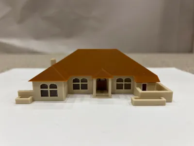 N Scale Florida Style Bungalow (V2)