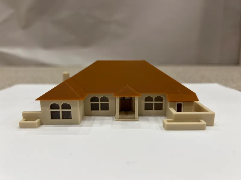 N Scale Florida Style Bungalow (V2)