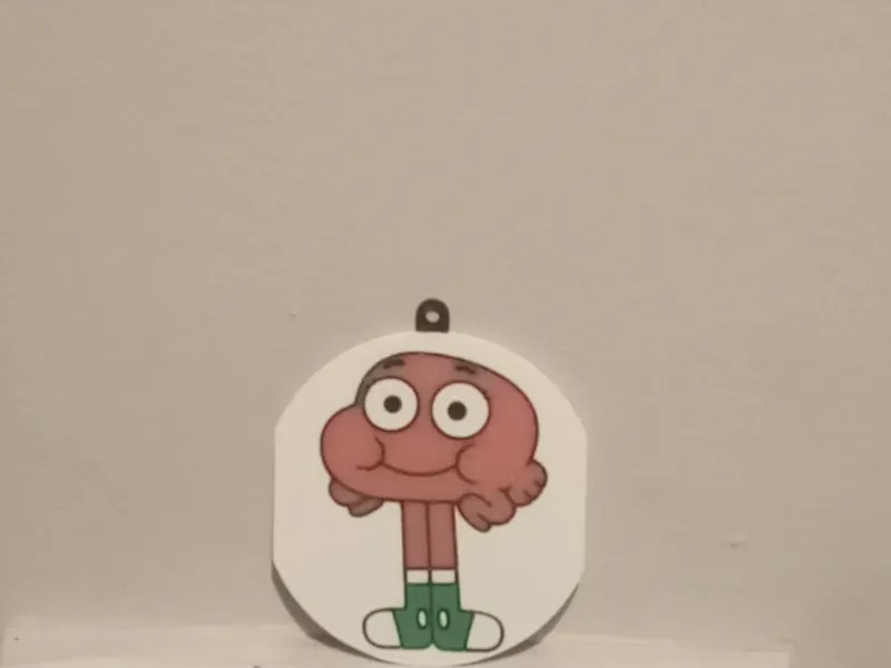 Darwin keychain from the amazing world of gumball.