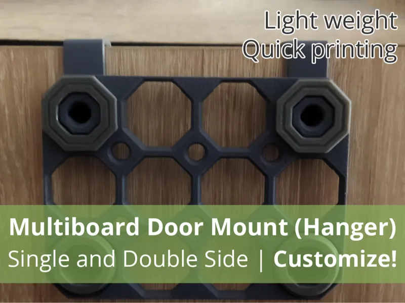 Multiboard Door Mount/Hanger: Single & Double Side