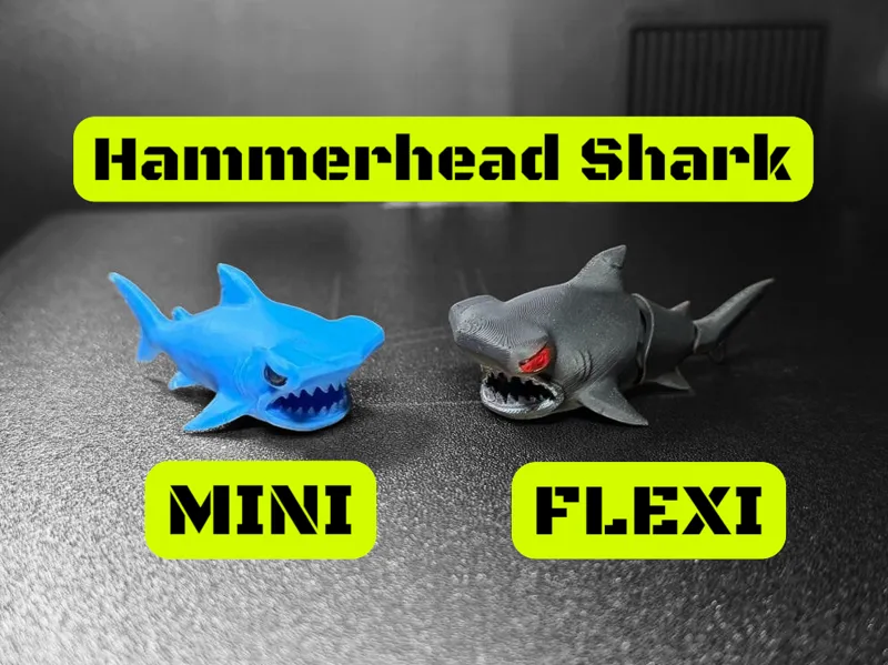 Mini Hammerhead Shark Duo (Flexi & AMS Solid)