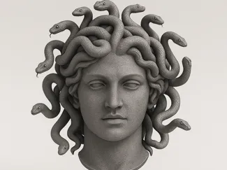 Medusa Sculpture – Mythical Greek Decorative Model