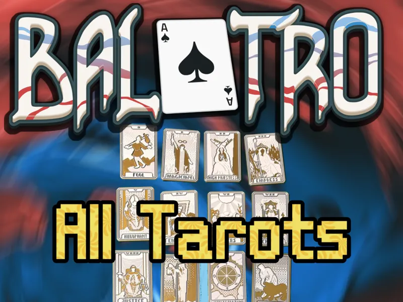 Balatro - All Tarots - Hueforge