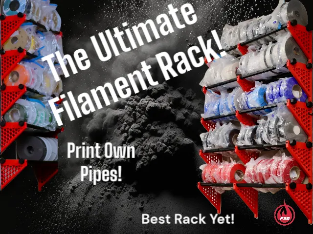 Ultimate Filament Wall Rack by Fireball 3D MakerWorld: Download Free 3D ...