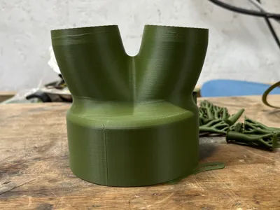 100mm to two 50mm hose adapter