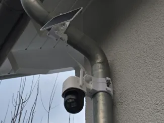 gutter drainpipe mount Reolink RLC-830A & Trackmix