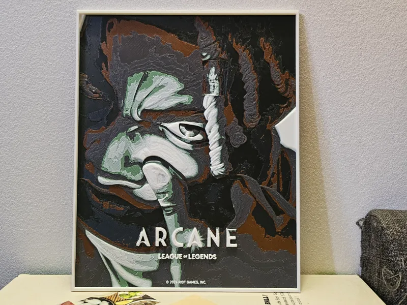 Ekko Arcane, league of legend, Hueforge