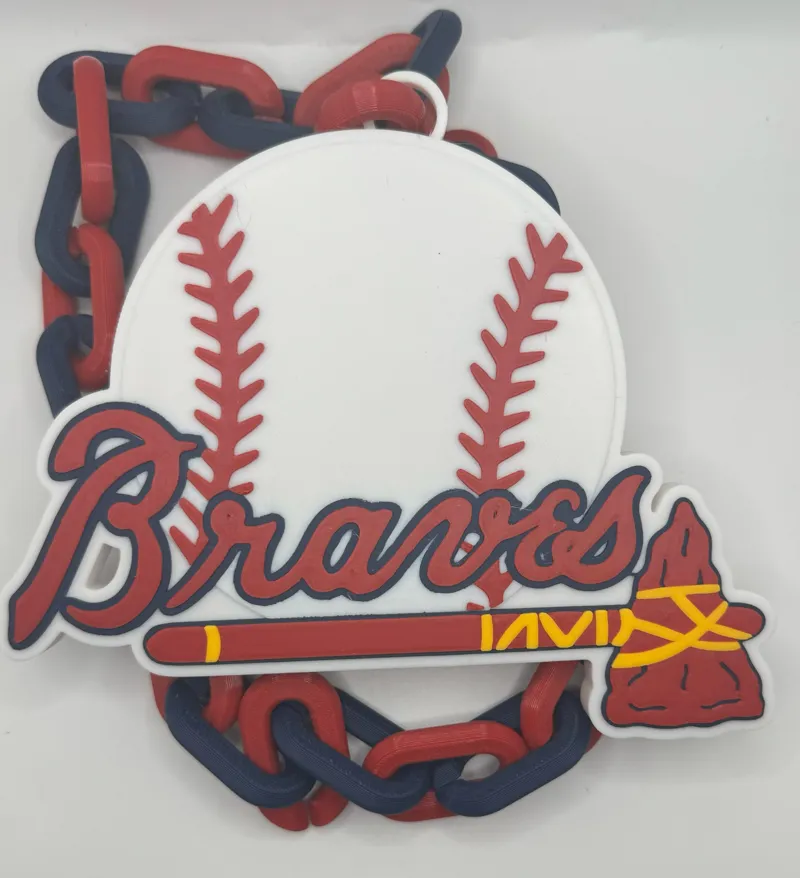 Atlanta Braves Logo Sports Chain