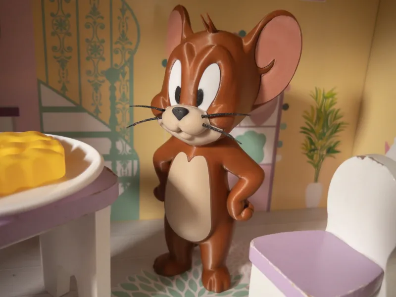 Jerry Mouse Cartoon Figurine |Fan Art| NO AMS