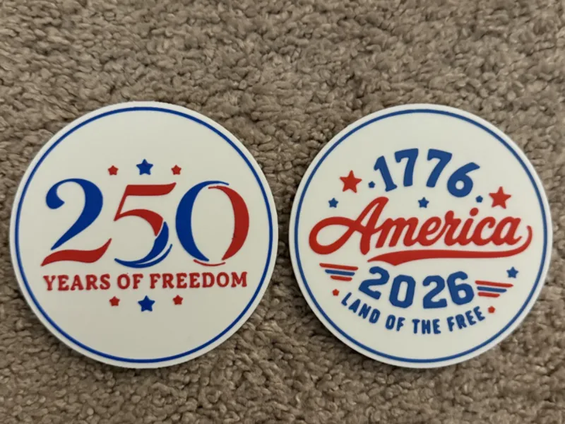 250 YEARS OF FREEDOM COASTERS