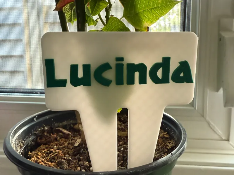 Simple Plant Tag