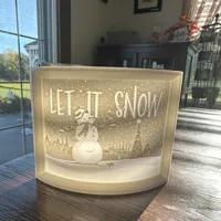 Lithophane courbe Let It Snow — photo 3