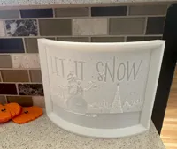 Lithophane courbe Let It Snow — photo 5