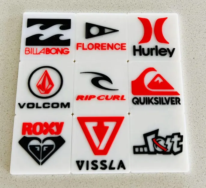 Ultimate Surf Brands Magnet Collection by Marcman - MakerWorld