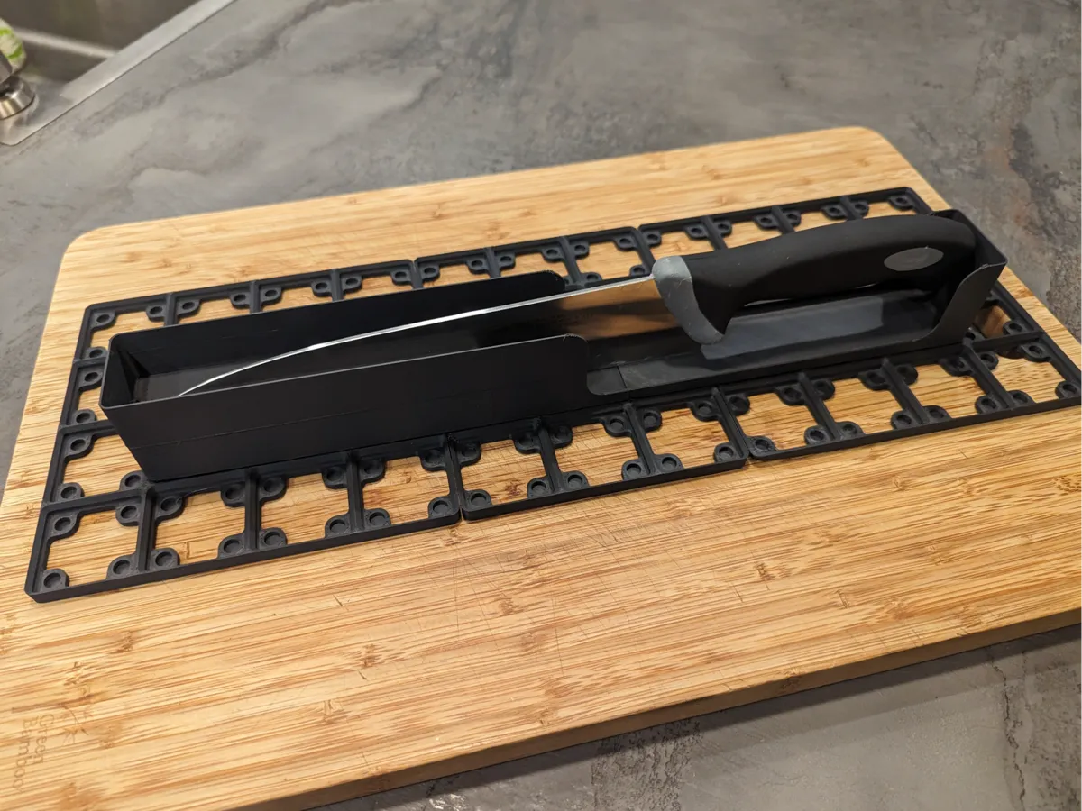 Range-couteau de chef Gridfinity