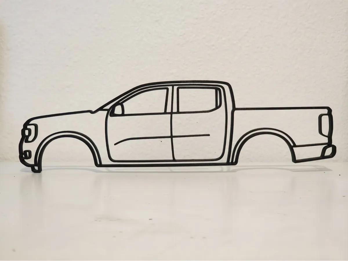 Silhouette Ford Ranger 5e génération