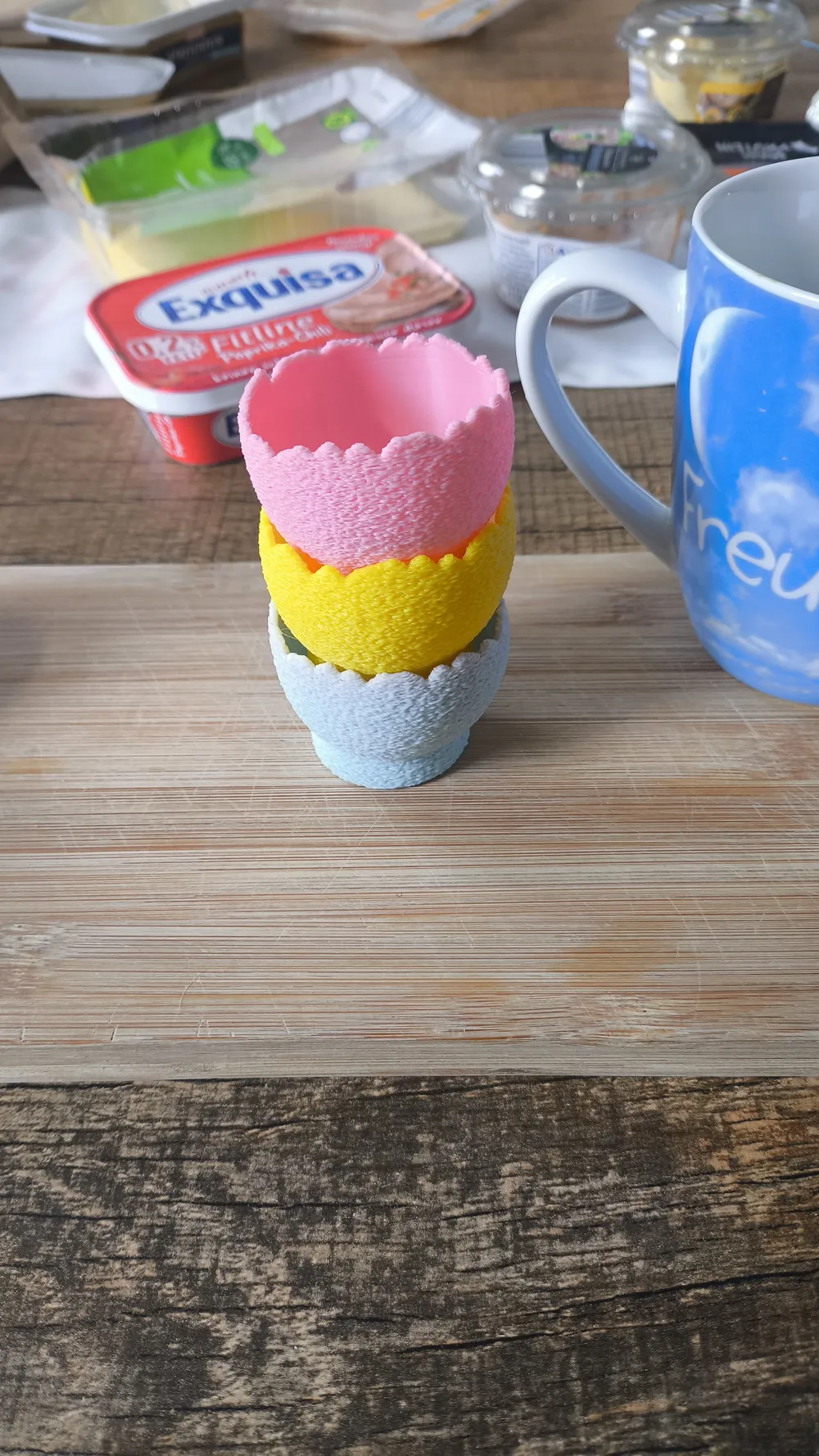Easter egg bowl - egg cup - Free 3D Print Model - MakerWorld