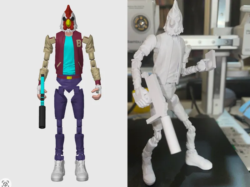 Jacket (Hotline Miami) Dummy 13 Figure By Jaebii