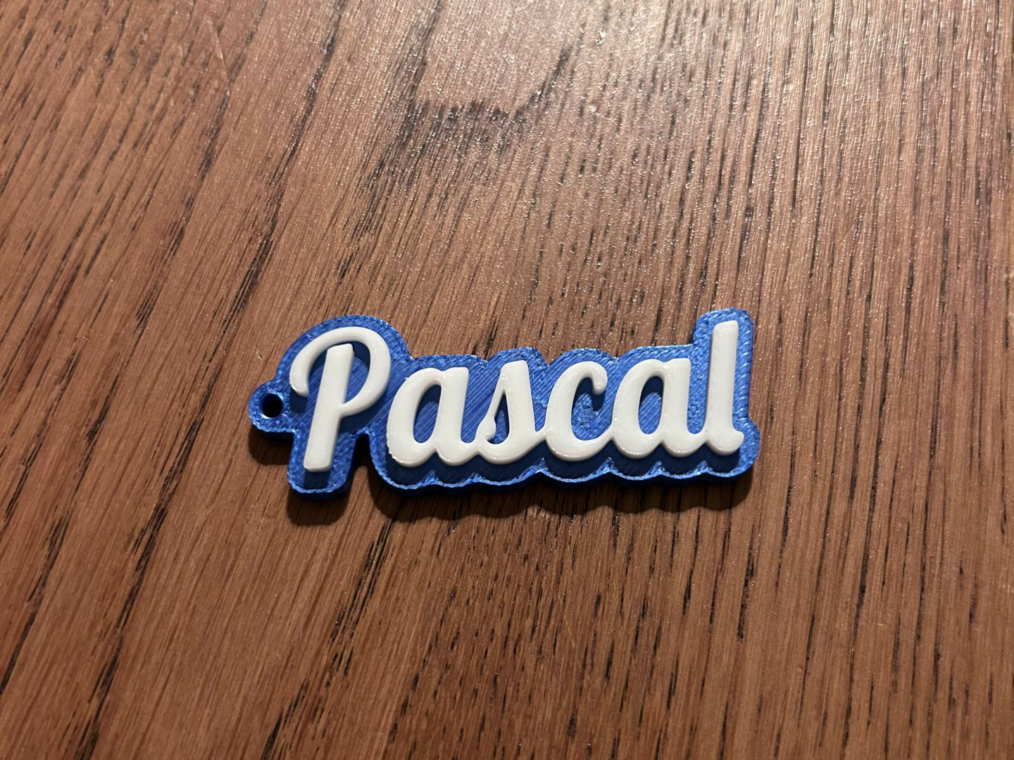 Pascal name keychain