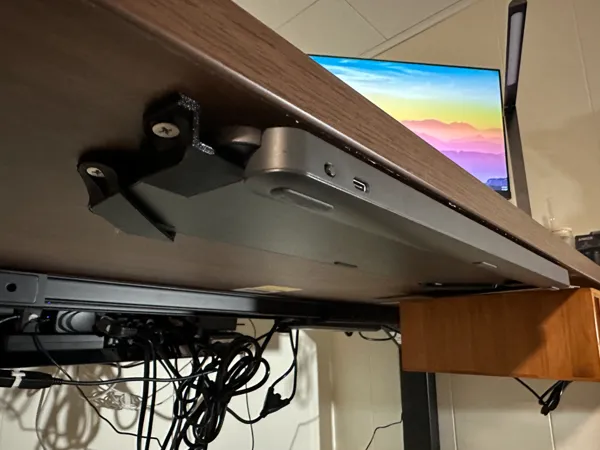 Support de rangement sous bureau pour clavier MX Keys