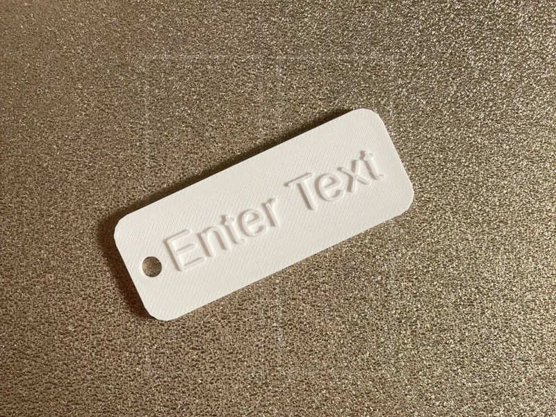 Keychain Creator [OpenScad]