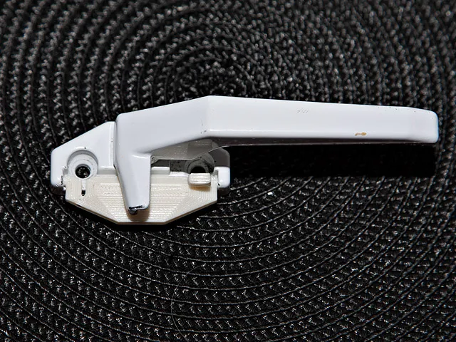 Cantilever window lock pad
