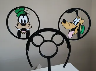 Goofy and Pluto Mickey Ears