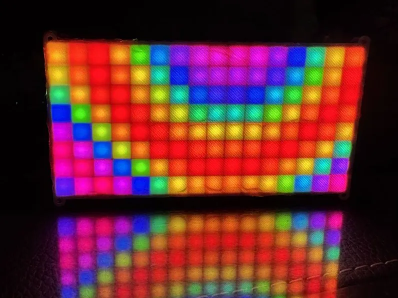 16x8 RGB LED Panel WS2812B-64