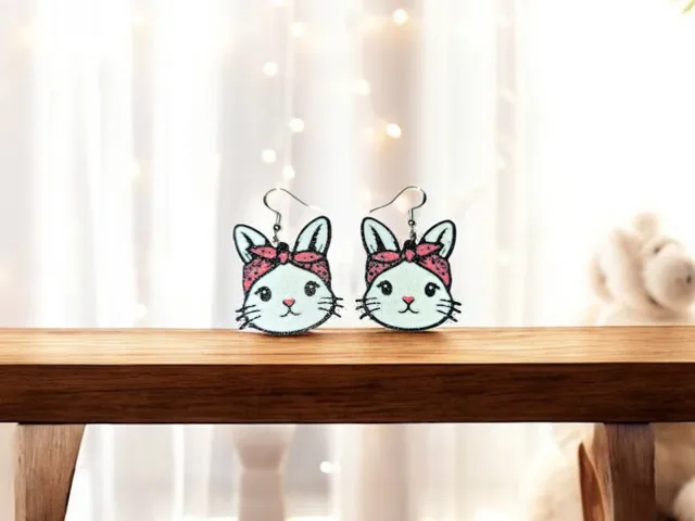 Bunny girl earrings