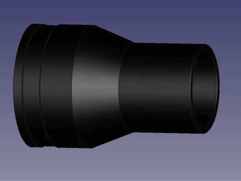 Vacuum Nozzle Adapter 35mm to 50.5mm Cyclone