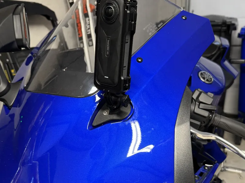 Yamaha R9 Mirror Block Off Plate with 1/4-20 mount