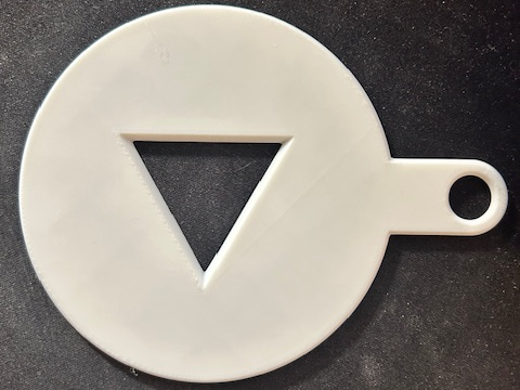 Cocktail Stencil Triangle