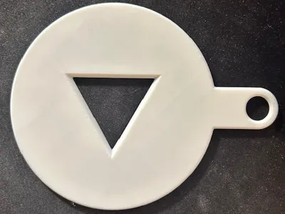 Cocktail Stencil Triangle