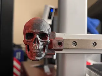 A1 X Axis Cap with Forward Skull X Axis cleaned
