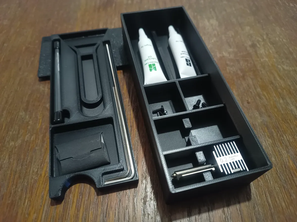 Simple Bambu Lab A1 mini accessories box - Free 3D Print Model - MakerWorld