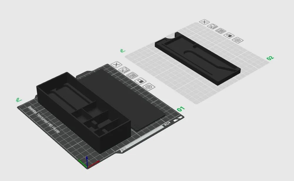 Simple Bambu Lab A1 mini accessories box - Free 3D Print Model - MakerWorld