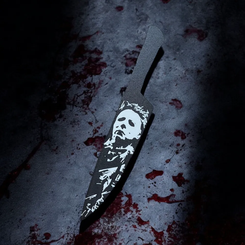 Horor Knife - Michael Myers - Free 3D Print Model - MakerWorld, image size:1000x1000