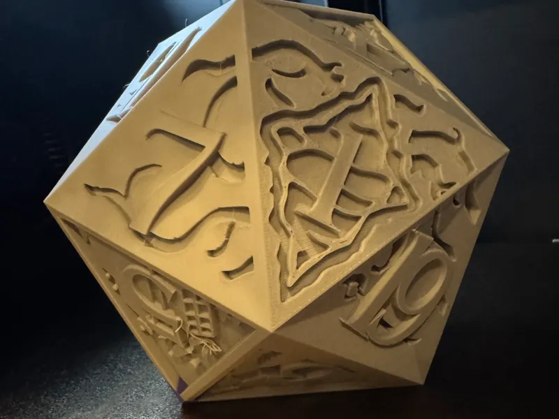Stranger things Helfire D20 dice