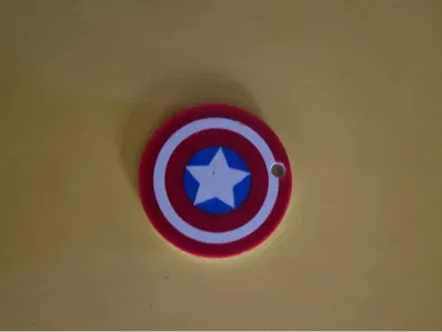 portachiavi dello scudo di capitan america