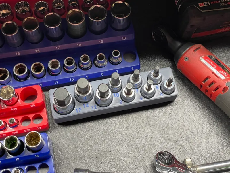 Hex Socket Organizer (Gridfinity)