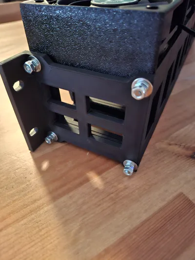 Raspberry PI 5 Rack with 80mm fans by TechMinerLab MakerWorld: Download ...