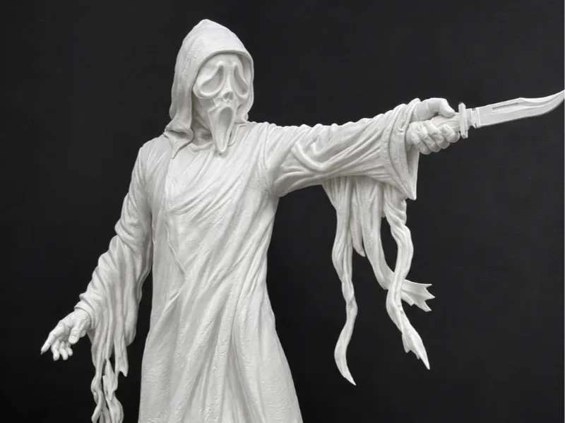 LIFE-SIZE GHOST FACE – STONED ASS KILLA EDITION