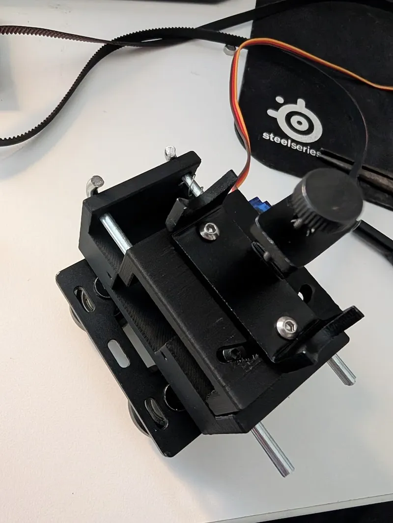 CNC Pen lift - remixed for v-slot + metal pen clip
