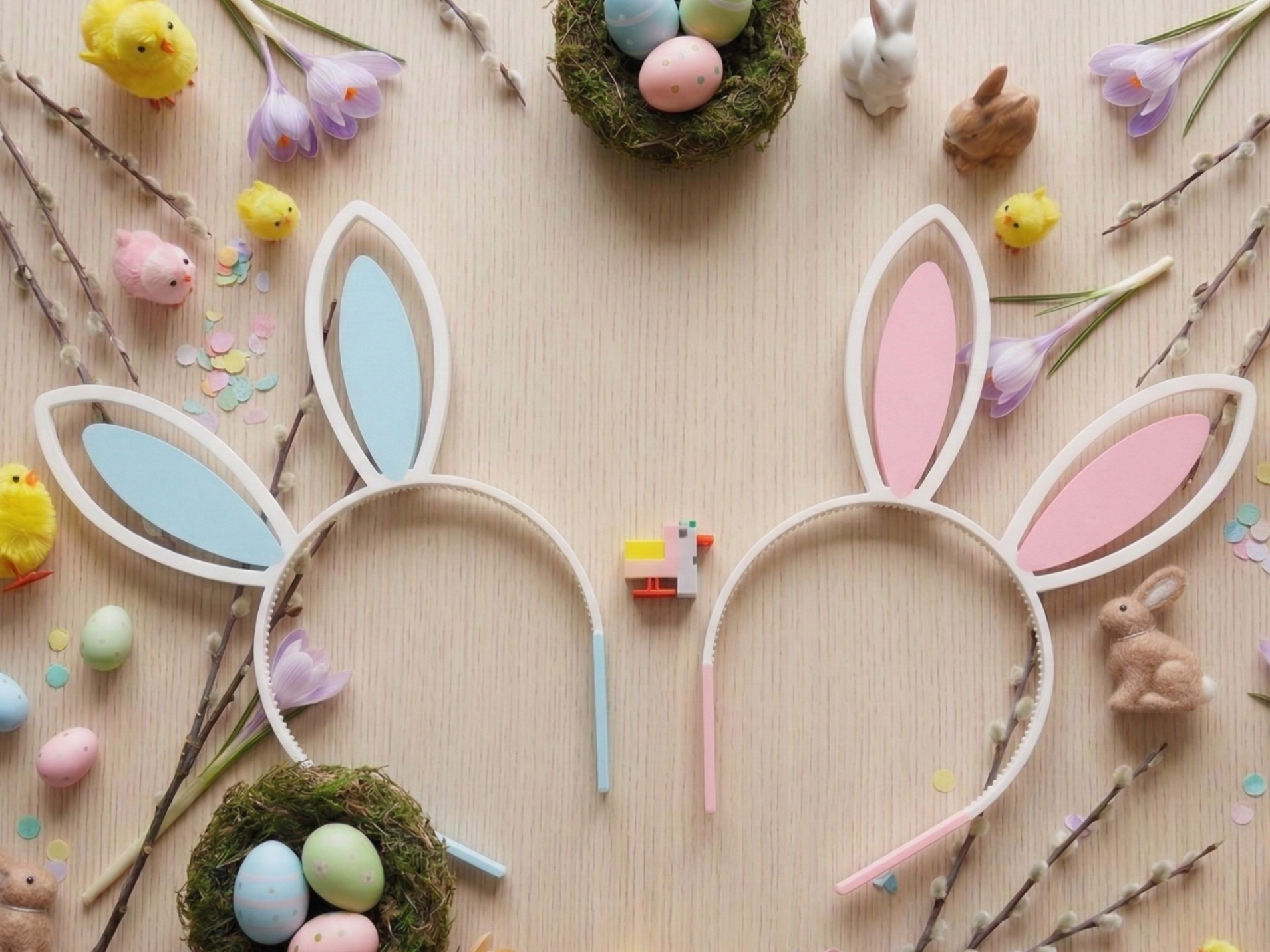 Easter Bunny Ears Headband (Easy Two-Color Print!)