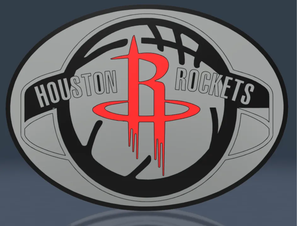 Led Houston Rockets Logo Houston Rockets LED Lamp (Light Box) by NES 3DMakerWorld: Download Free ...
