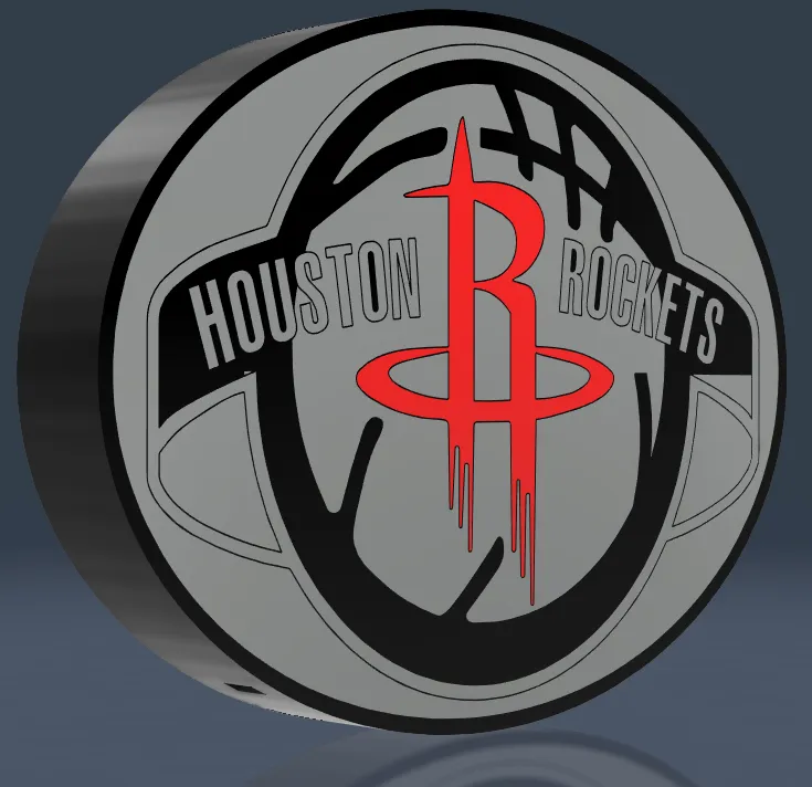 Led Houston Rockets Logo Houston Rockets LED Lamp (Light Box) by NES 3DMakerWorld: Download Free ...